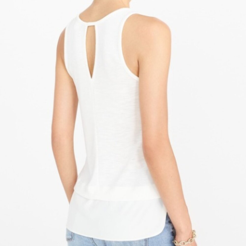J. Crew Drapey  Dusty Begonia Pink With Silky Hem Tank Top - Picture 3 of 11
